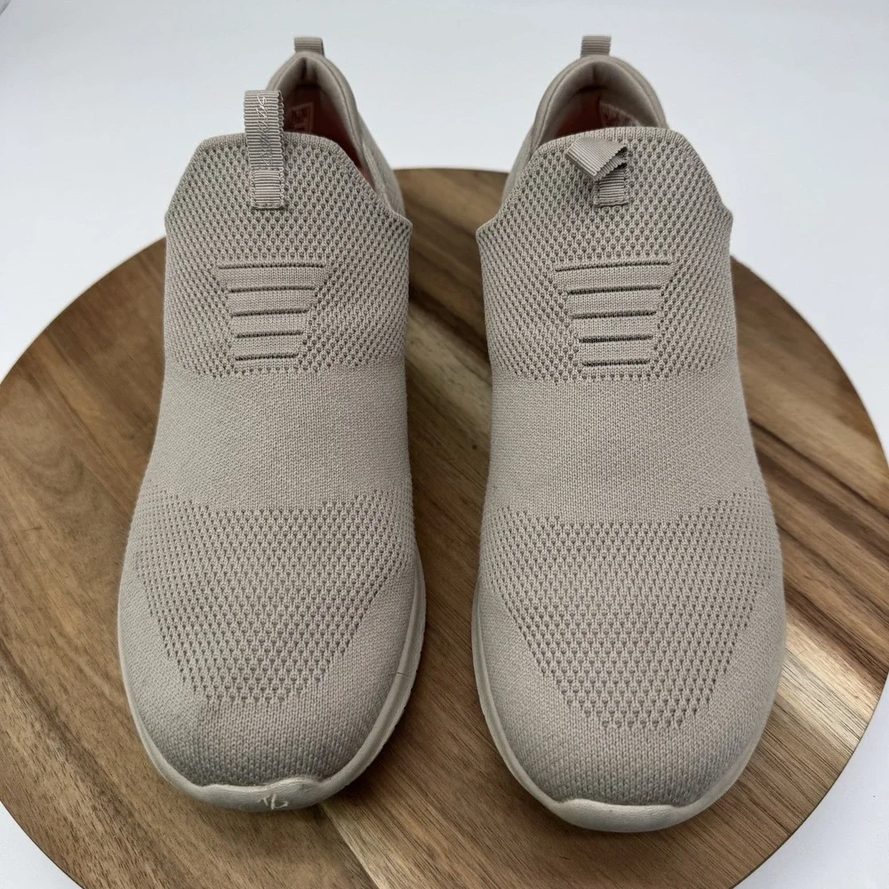 SKECHERS Ultra Flex-First Take Women's Walking Sneakers Sz 11 Taupe 12387 SlipOn - Picture 2 of 8